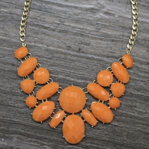 Orange Statement Necklace